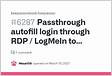 Passthrough autofill login through RDP LogMeIn to Program 6287